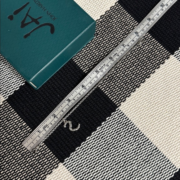 John Hardy JAI great shape initial letter S sterling silver 925 cable bracelet - Picture 7 of 8